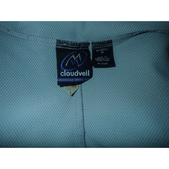 Cloudveil Women’s Medium gray Soft Shell Full Zip Jacket Lightweight‎ Hiking - Picture 5 of 6